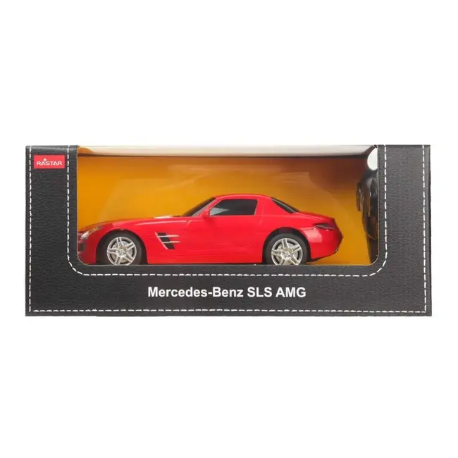 MASINA CU TELECOMANDA MERCEDES-BENZ SLS AMG ROSU SCARA 1 LA 24 VIVRas40100_Rosu