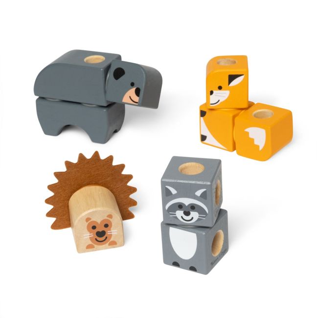 MELISSA AND DOUG SET DE CONSTRUCTIE DIN LEMN PRIETENII PADURII VIV6074895