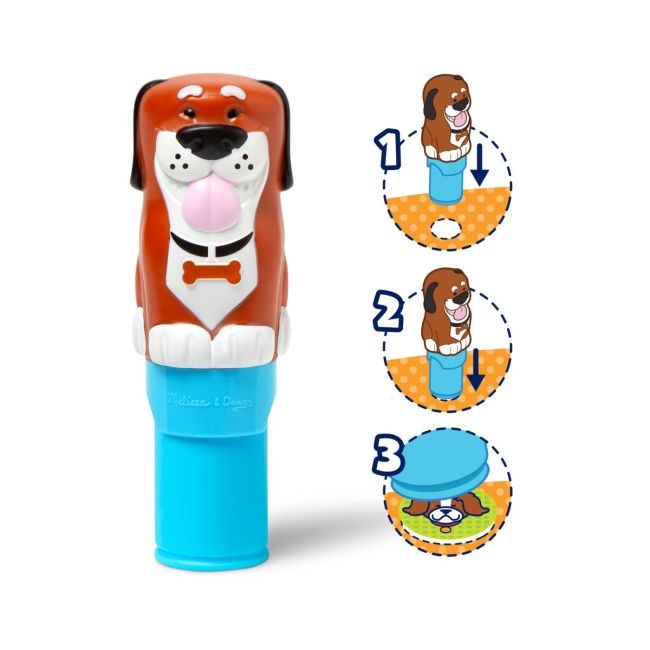 MELISSA AND DOUG SET DE JOACA AUTOCOLANTE SI STAMPILA CU CATELUS REINCARCABILA VIV6074891