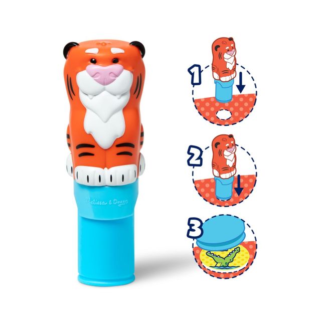 MELISSA AND DOUG SET DE JOACA AUTOCOLANTE SI STAMPILA REINCARCABILA TIGRU VIV6074897
