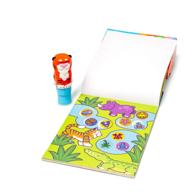 MELISSA AND DOUG SET DE JOACA AUTOCOLANTE SI STAMPILA REINCARCABILA TIGRU VIV6074897