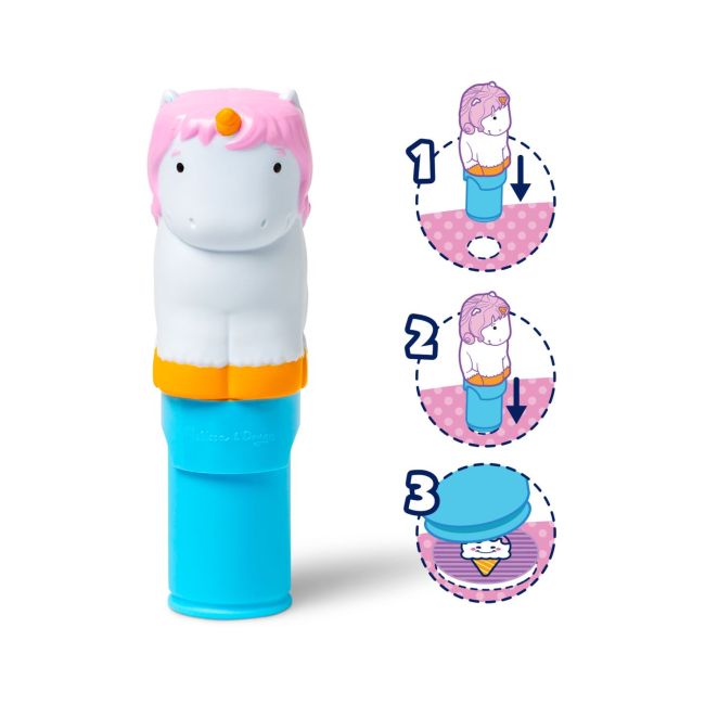 MELISSA AND DOUG SET DE JOACA AUTOCOLANTE SI STAMPILA REINCARCABILA UNICORN VIV6074898