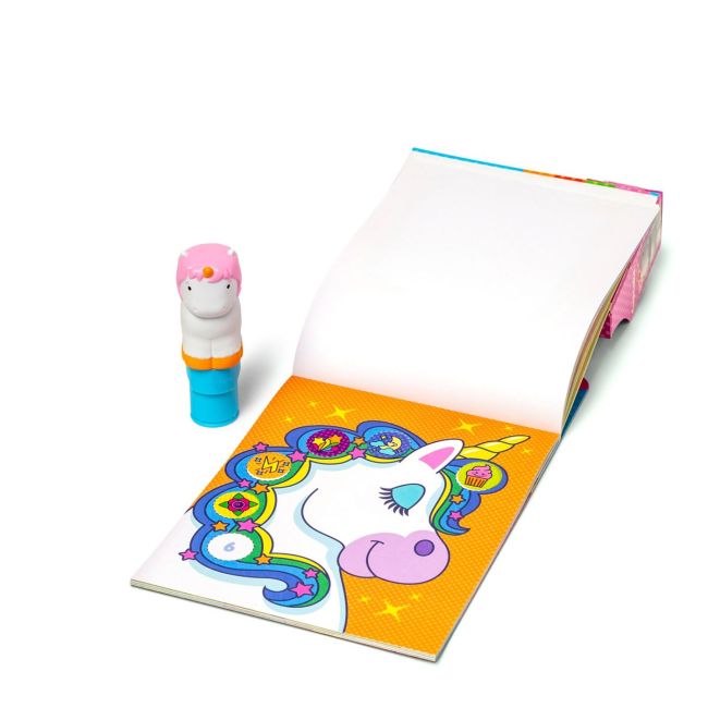 MELISSA AND DOUG SET DE JOACA AUTOCOLANTE SI STAMPILA REINCARCABILA UNICORN VIV6074898