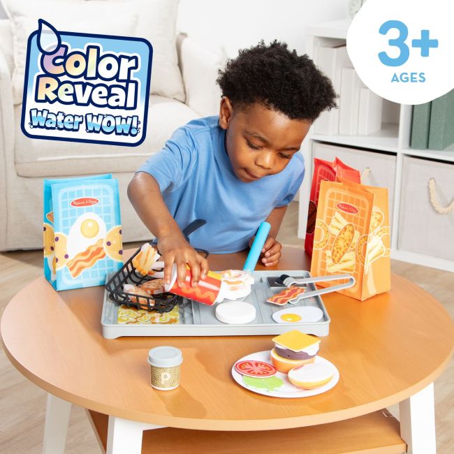 MELISSA AND DOUG SET DE JOACA DIN LEMN GRATAR CU SCHIMBAREA CULORII WATER WOW VIV6074893