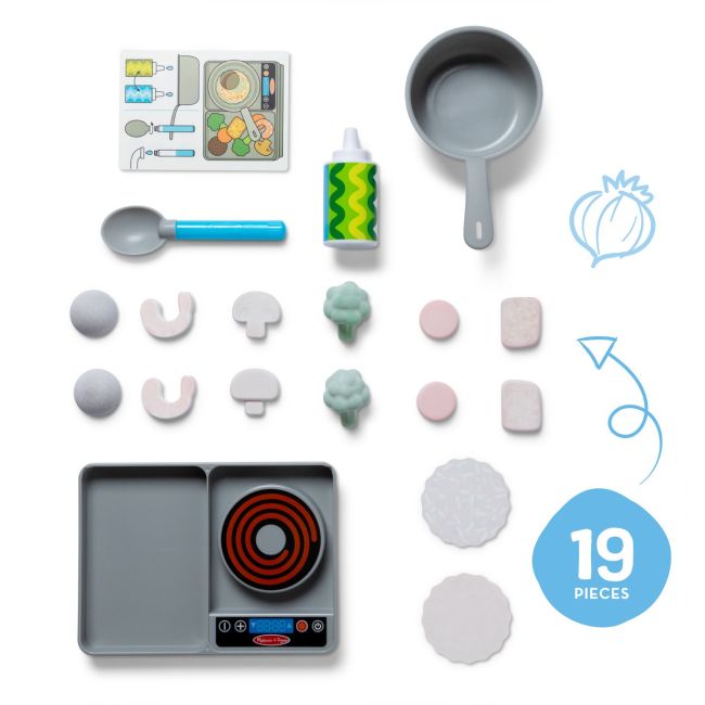 MELISSA AND DOUG SET DE JOACA DIN LEMN PENTRU GATIT CU SCHIMBAREA CULORII WATER WOW VIV6074892