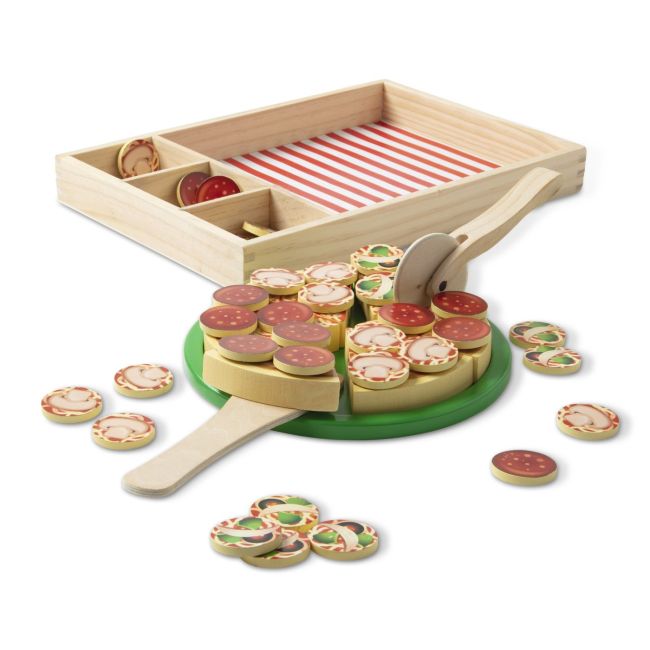 MELISSA AND DOUG SET DE JOACA DIN LEMN PETRECERE CU PIZZA VIV6074863