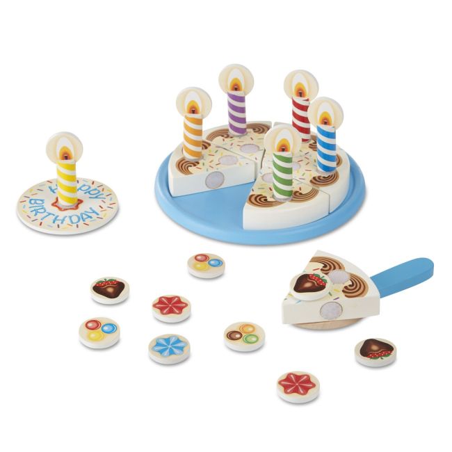 MELISSA AND DOUG SET DE JOACA DIN LEMN TORT ANIVERSAR VIV6074876