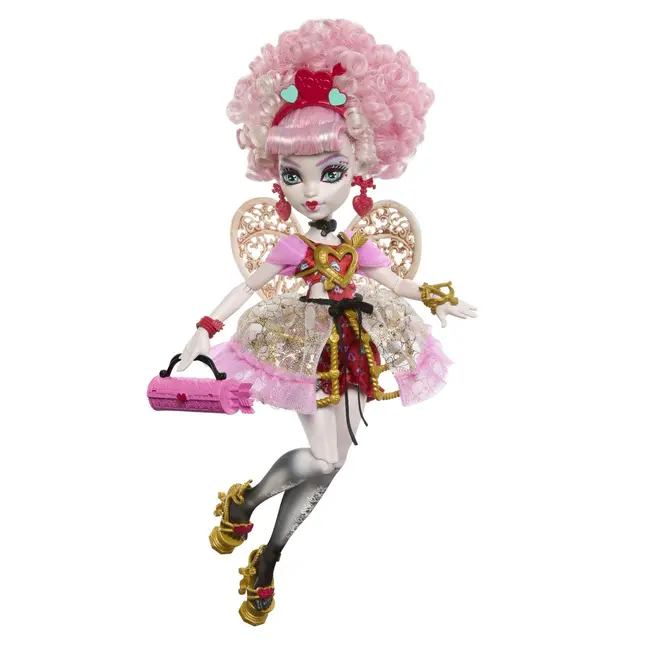 MONSTER HIGH ANIVERSARE DULCE SI INFRICOSATOARE PAPUSA CUPID ASTERIA CU ACCESORII VIVMTJBG77