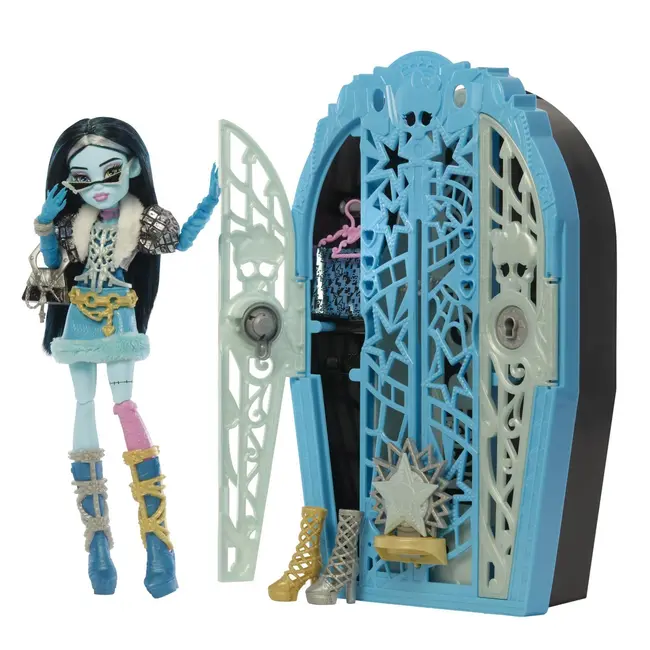 MONSTER HIGH PAPUSA FRANKIESTEIN CU DULAP REVELATOR SI ACCESORII VIVMTJBG81