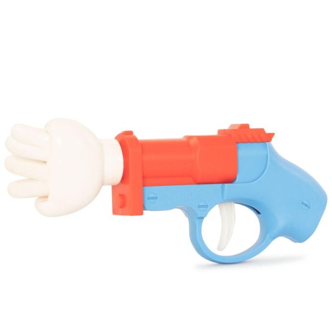 Pistol amuzant - piatra, foarfeca, hartie