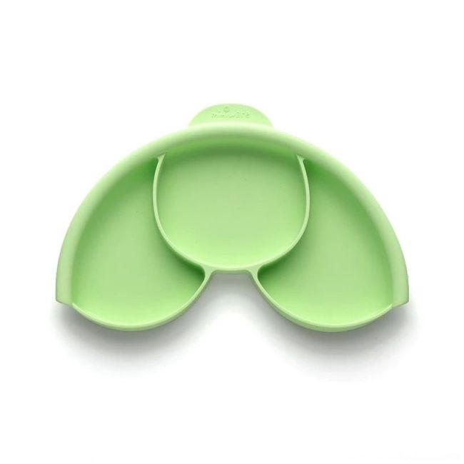 Set diversificare hrana bebelusi miniware healthy meal, 100% din materiale naturale biodegradabile, 3 piese, keylime mw_mwhmkk