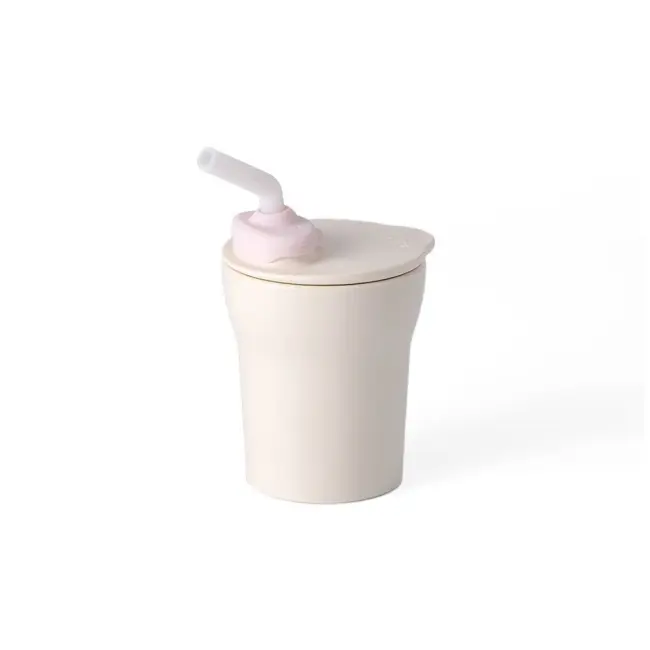 Set diversificare hrana bebelusi miniware little foodie, 100% din materiale naturale biodegradabile, 6 piese, vanilla+cotton candy mw_mwlfvc