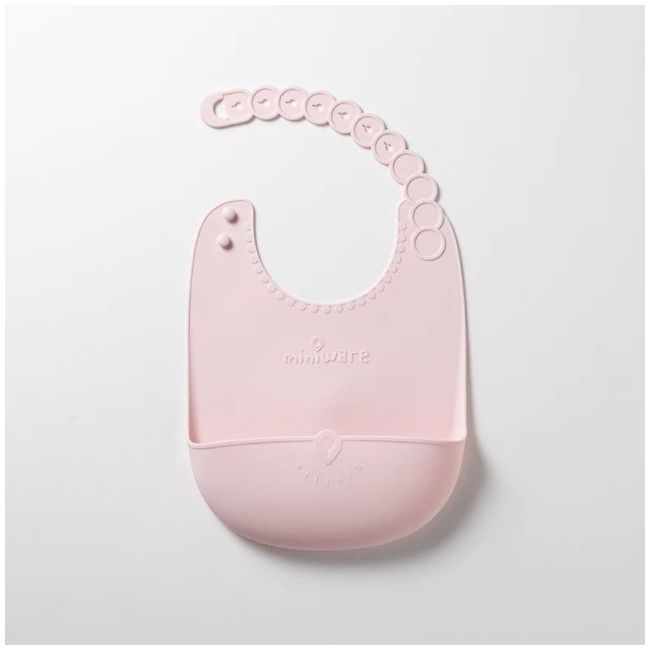 Set diversificare hrana bebelusi miniware sili mini go, 100% din materiale naturale biodegradabile, 3 piese, pink antioxidant mw_smg7pa