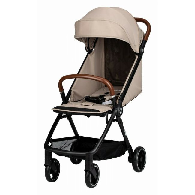 Carucior sport, FreeON, Bold, Pliabil automat, Roti cu suspensii, De la nastere pana la 22 kg, Cu spatar reglabil in 3 pozitii, Beige BYN85321