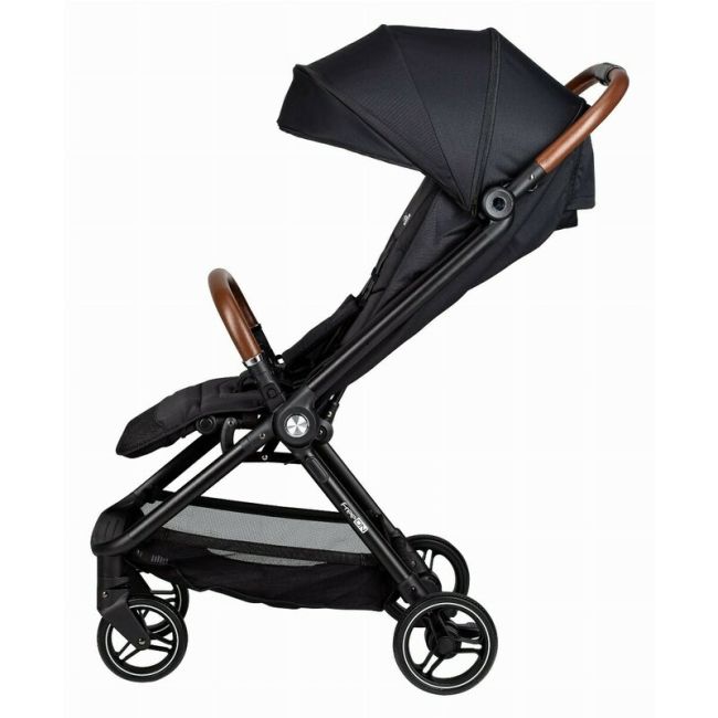 Carucior sport, FreeON, Bold, Pliabil automat, Roti cu suspensii, De la nastere pana la 22 kg, Cu spatar reglabil in 3 pozitii, Black BYN85291