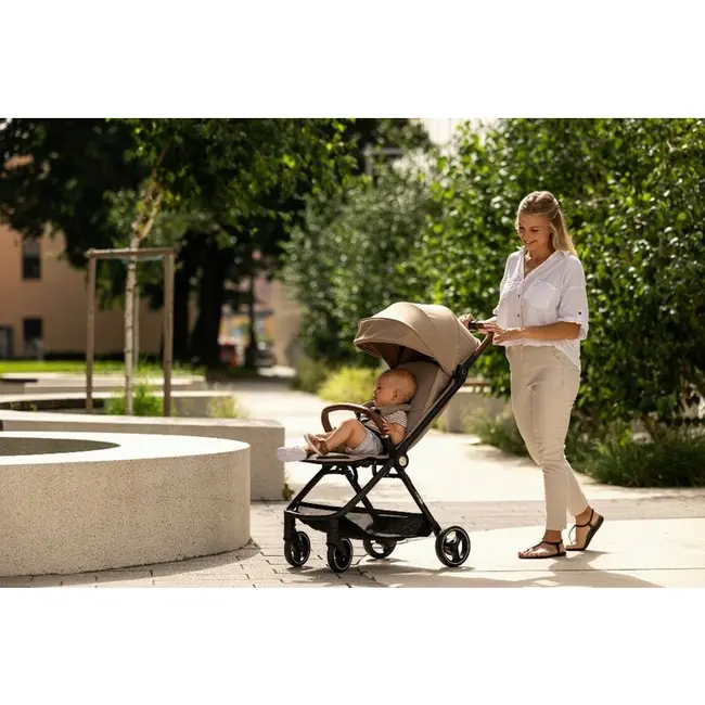 Carucior sport, FreeON, Bold, Pliabil automat, Roti cu suspensii, De la nastere pana la 22 kg, Cu spatar reglabil in 3 pozitii, Green Army BYN85338
