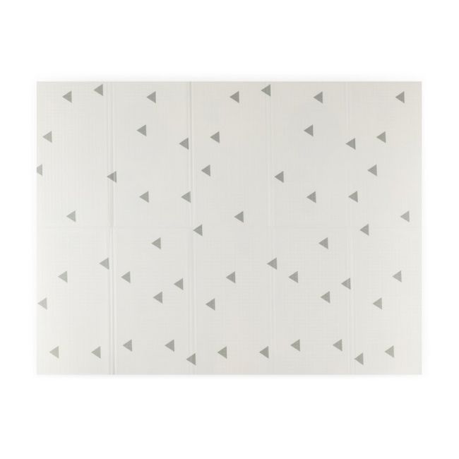 Covoras de joaca, Petite&Mars, Reversibil, Include geanta pentru transport, Pliabil si impermeabil, Non-toxic, 197 x 147 x 1 cm, Campy Mountains, 0 luni+, Multicolor BYN435074