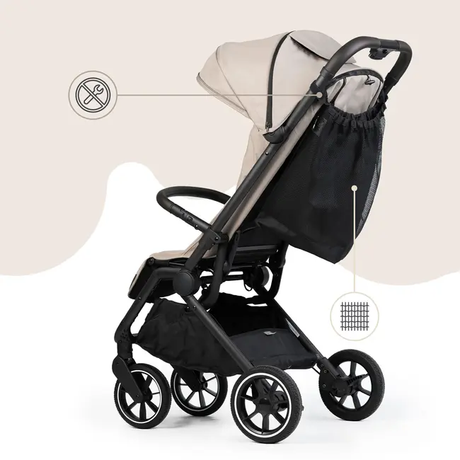 Gentuta multifunctionala pentru maner carucior, Negru, Sipo EKDSCA-13