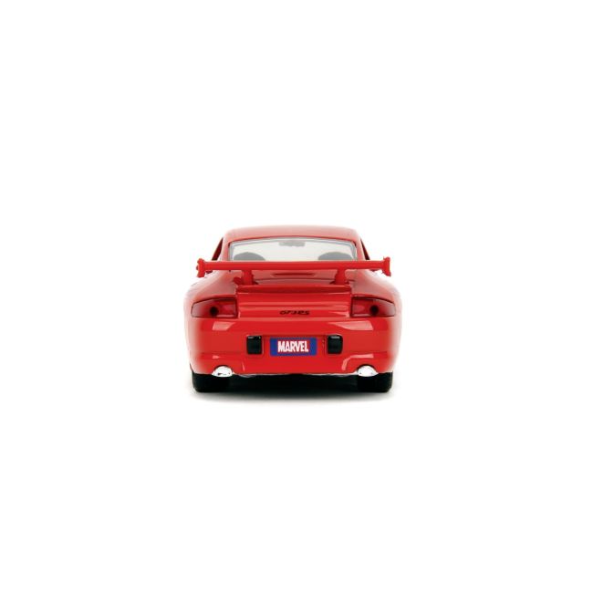 JADA MARVEL MASINUTA METALICA SPIDER MAN PORSCHE 911 GT3 RS SCARA 1 LA 32 VIV253222020