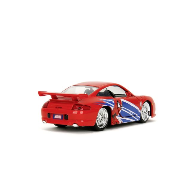 JADA MARVEL MASINUTA METALICA SPIDER MAN PORSCHE 911 GT3 RS SCARA 1 LA 32 VIV253222020