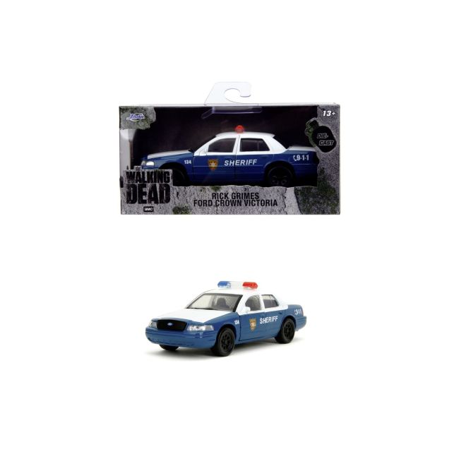 JADA THE WALKING DEAD RICK CRIMES MASINUTA METALICA FORD CROWN VICTORIA SCARA 1:32 VIV253252057