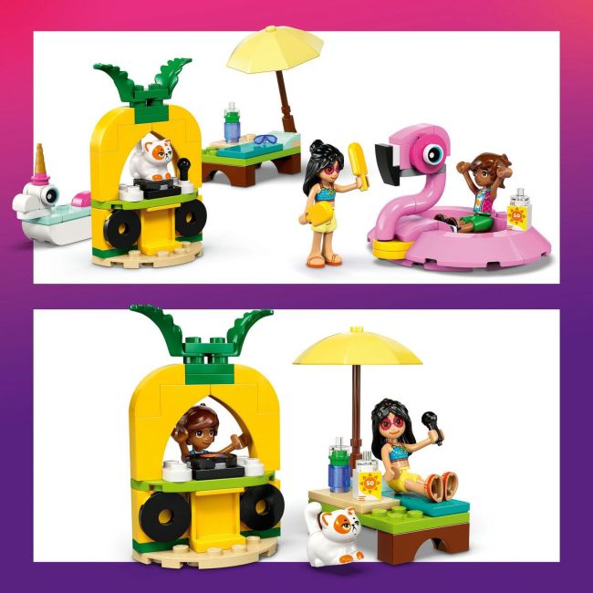 LEGO FRIENDS PETRECERE LA PISCINA CU UNICORNUL SI FLAMINGO 42658 VIVLEGO42658