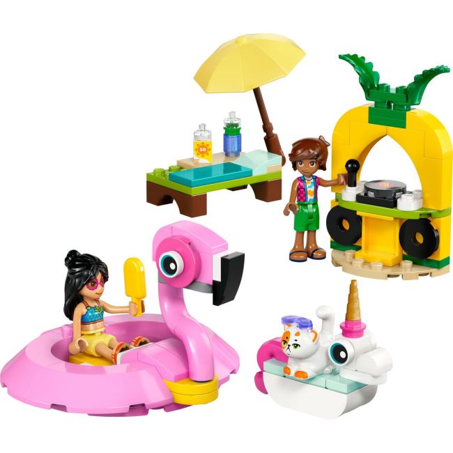 LEGO FRIENDS PETRECERE LA PISCINA CU UNICORNUL SI FLAMINGO 42658 VIVLEGO42658