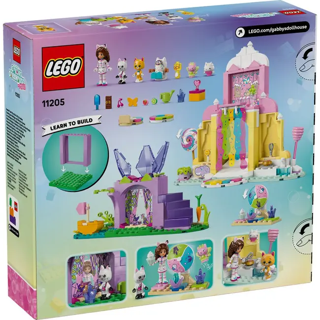LEGO GABBYS DOLLHOUSE FILMUL MUNTELE DE DULCIURI SI GRADINA LUI KITTY 11205 VIVLEGO11205