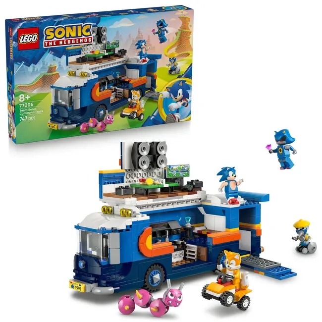 LEGO SONIC CAMIONUL DE COMANDA AL ECHIPEI SONIC 77006 VIVLEGO77006