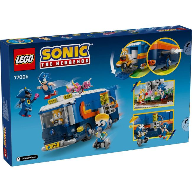 LEGO SONIC CAMIONUL DE COMANDA AL ECHIPEI SONIC 77006 VIVLEGO77006