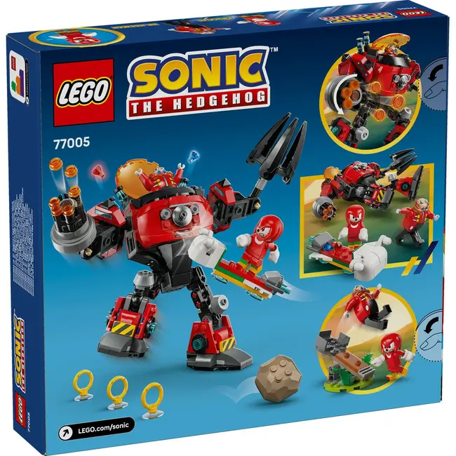 LEGO SONIC KNUCKLES VS DR EGGMAN SI ROBOTUL EGG CRUSHER 77005 VIVLEGO77005