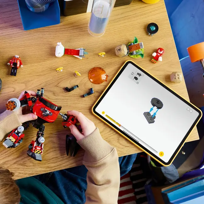 LEGO SONIC KNUCKLES VS DR EGGMAN SI ROBOTUL EGG CRUSHER 77005 VIVLEGO77005