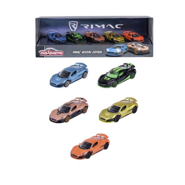 MAJORETTE SET 5 MASINUTE RIMAC NEVERA EDITION GIFTPACK VIV212053174RIM