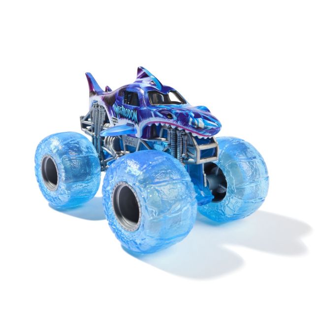 MONSTER JAM MASINUTA METALICA MEGALODON MOV SCARA 1 LA 64 VIV6044941_20150164