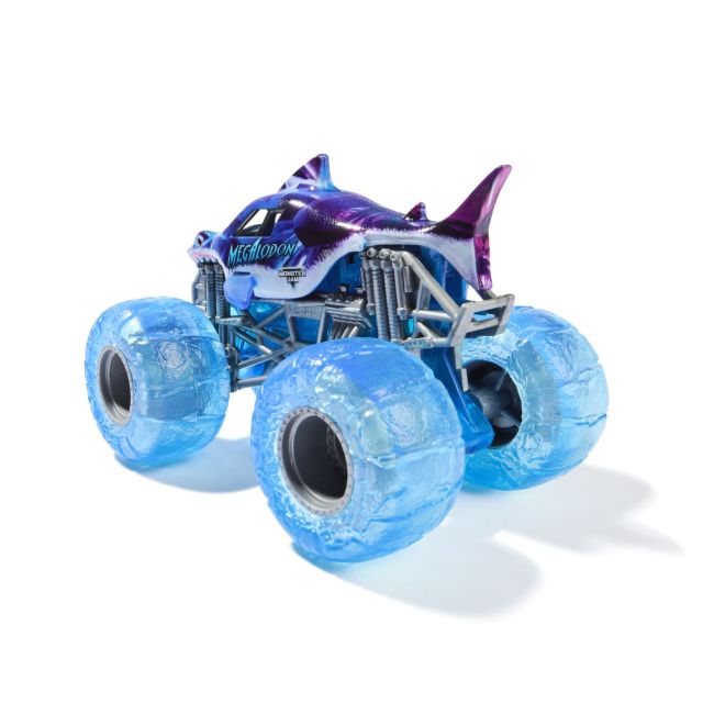 MONSTER JAM MASINUTA METALICA MEGALODON MOV SCARA 1 LA 64 VIV6044941_20150164