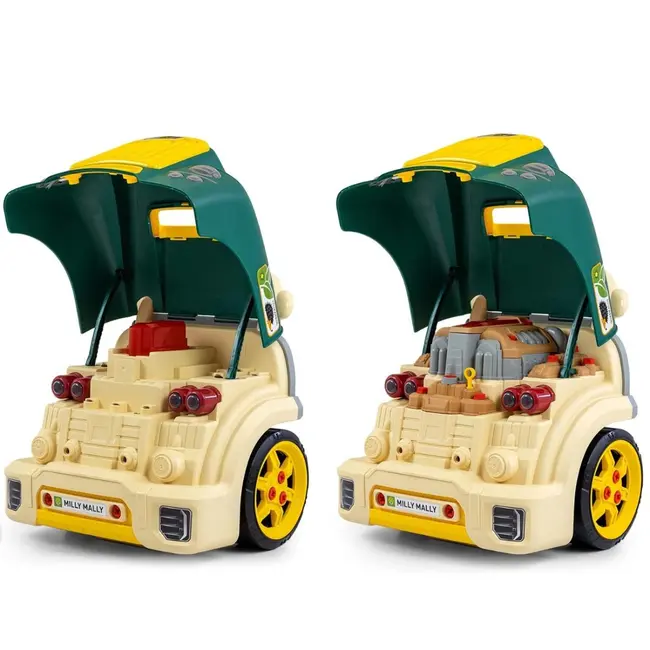 N-GINE – motor auto demontabil, jucarie educativa STEM (3+), Milly Mally, Green EKDmm0580