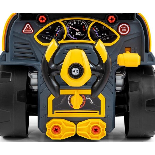 N-GINE – motor auto demontabil, jucarie educativa STEM (3+), Milly Mally, Yellow EKDmm0566