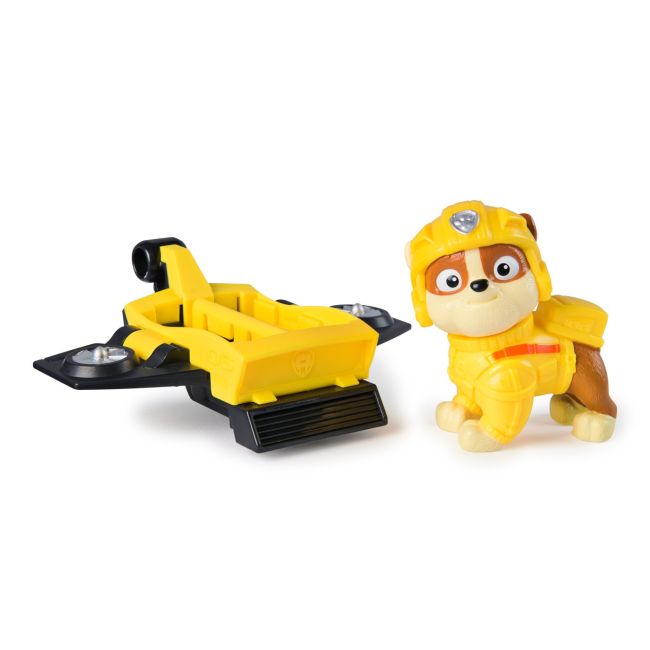 PATRULA CATELUSILOR ACTION PUPS SET VEHICUL DE SALVARE HOVERBOARD SI FIGURINA RUBBLE 5 CM VIV6071503_20149606