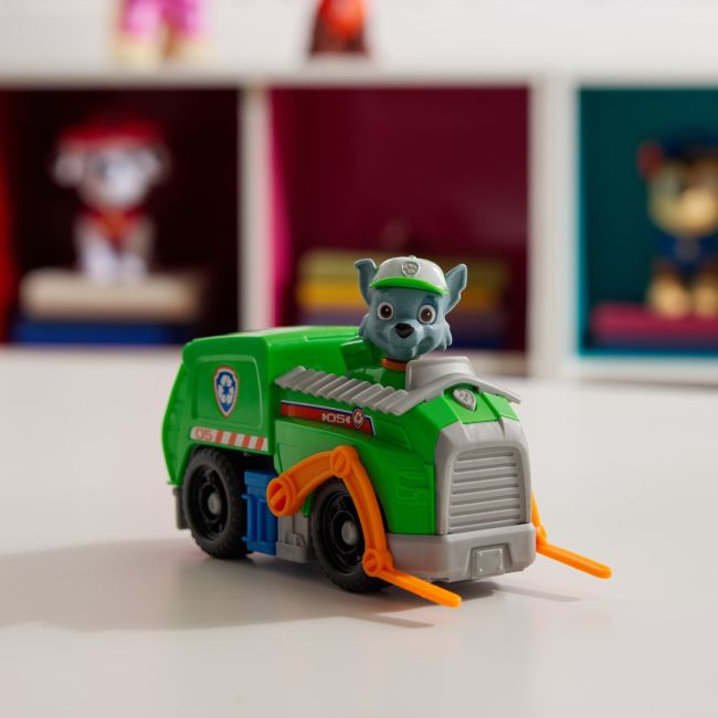 PATRULA CATELUSILOR SET VEHICUL DE BAZA CAMIONUL DE RECICLARE  SI FIGURINA ROCKY VIV6071153_20148930