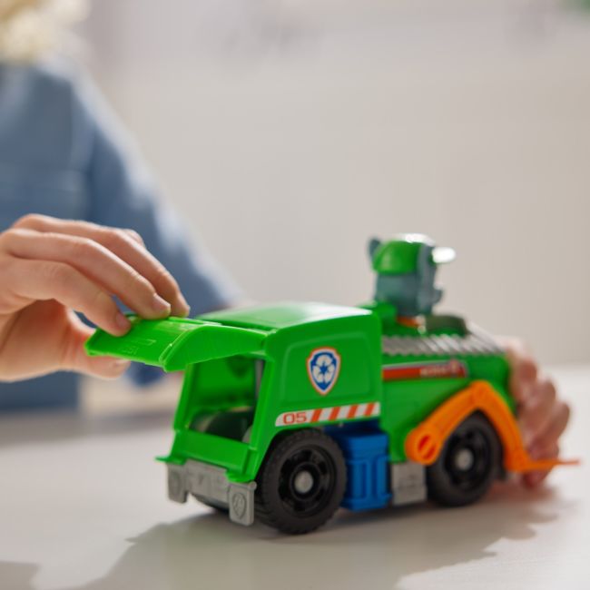 PATRULA CATELUSILOR SET VEHICUL DE BAZA CAMIONUL DE RECICLARE  SI FIGURINA ROCKY VIV6071153_20148930