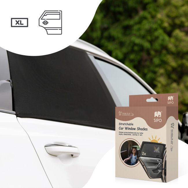 Parasolar auto opac pentru geamuri, 2 bucati – Sipo EKDSCA-14
