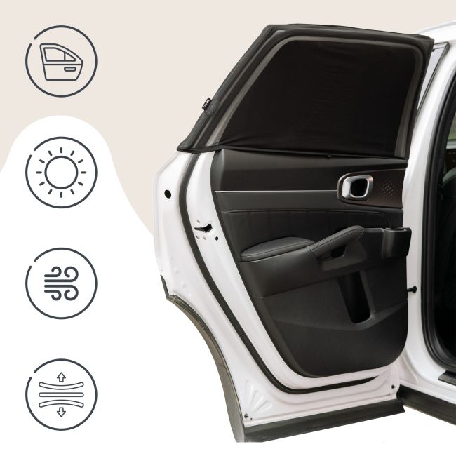 Parasolar auto opac pentru geamuri, 2 bucati – Sipo EKDSCA-14
