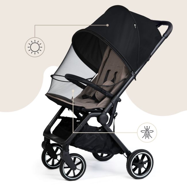 Plasa de insecte 2 in 1 cu parasolar inclus, Sipo EKDSCA-04