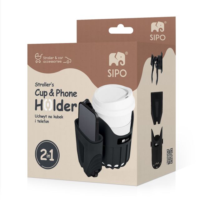 Plasa de insecte 2 in 1 cu parasolar inclus, Sipo EKDSCA-04