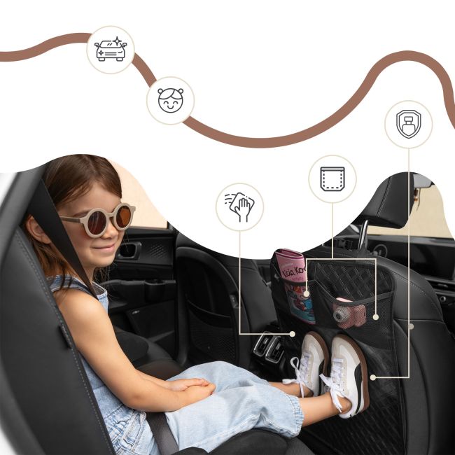 Protectie anti-lovituri pentru scaun auto, negru – Sipo EKDSCA-05