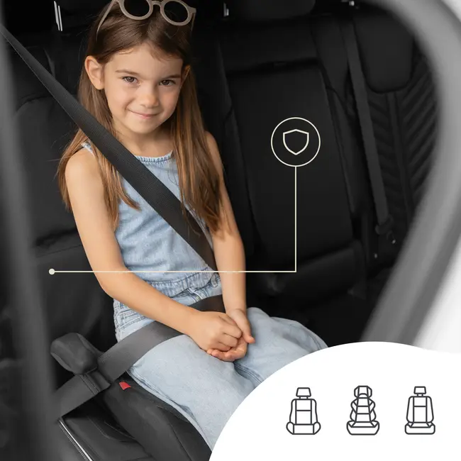 Protectie scaun auto cu strat antialunecare din silicon, Negru, Sipo EKDSCA-09