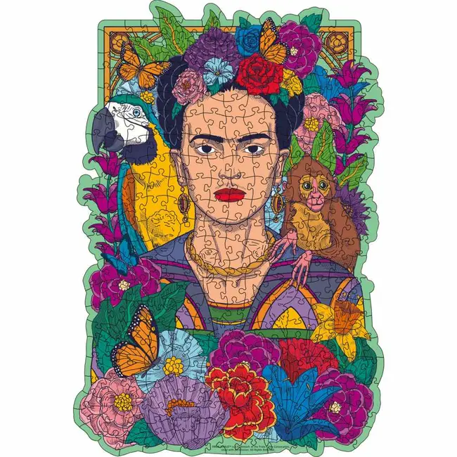 Ravensburger - Puzzle din lemn Frida Kahlo 300 piese ARTRVSPA01540