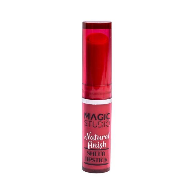 Ruj Sheer Lipstick, nr 2, 12281, Magic Studio, Rosu, 2.5 g