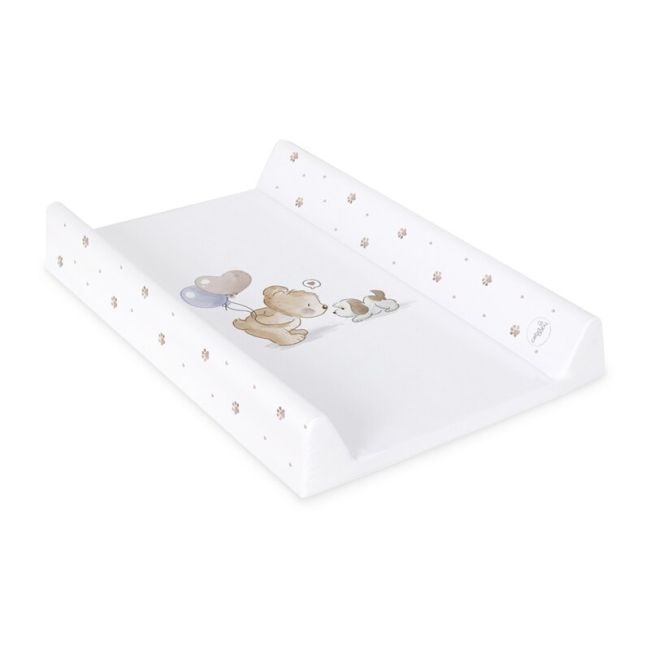 Saltea de infasat, Ceba Baby, Cu Intaritura, Pentru comode, masute de infasat si patuturi, 50x70 cm, Fara BPA, Certificata Oeko-Tex Standard 100, 0 luni+, Ultra Light Friends Forever BYNW-204-000-754