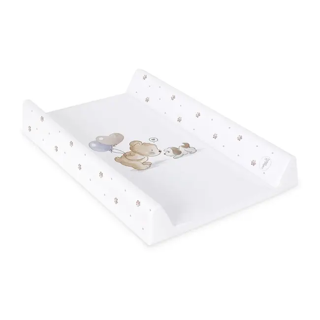 Saltea de infasat, Ceba Baby, Cu Intaritura, Pentru comode, masute de infasat si patuturi, 50x70 cm, Fara BPA, Certificata Oeko-Tex Standard 100, 0 luni+, Ultra Light Friends Forever BYNW-204-000-754